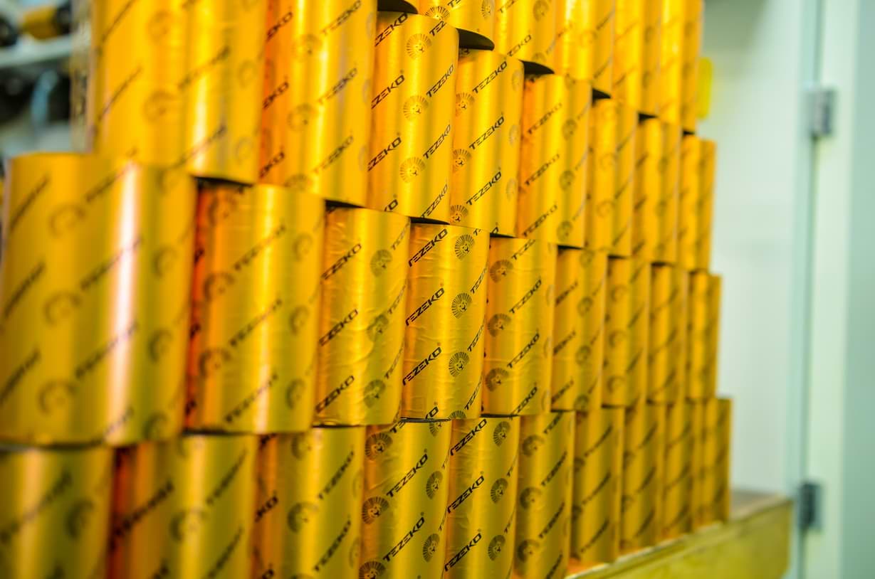 110 mm x 450 m Tezeko TZ100 WAX festékszalag - Image 5